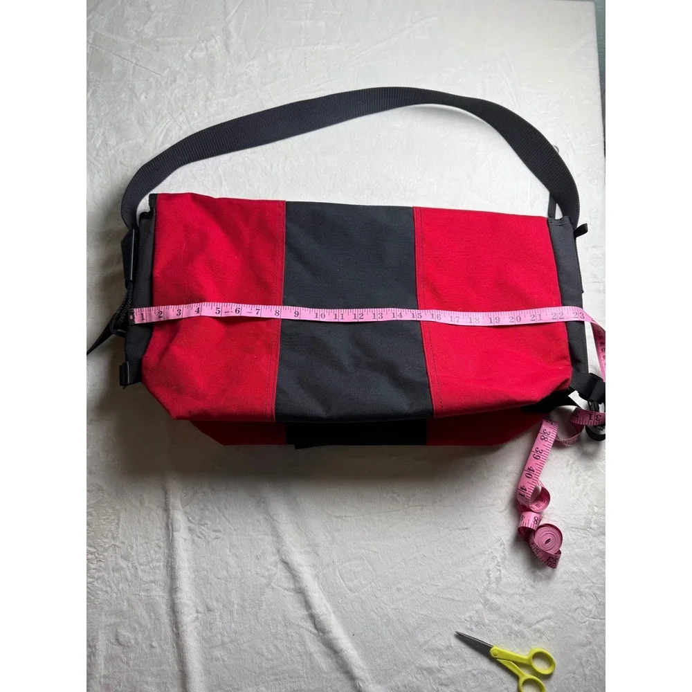 Timbuk2 Designs Messenger Bag Red Black Colorblock Large Commuter Bag